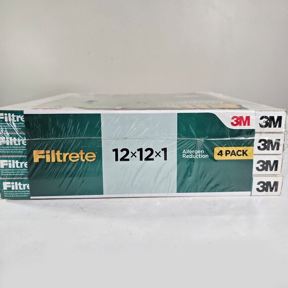 Filtrete 3M 4 Pack Allergen Reduction 1200 12 x 1 2 x 1 Merv 11 Air Filters NEW - Picture 3 of 6